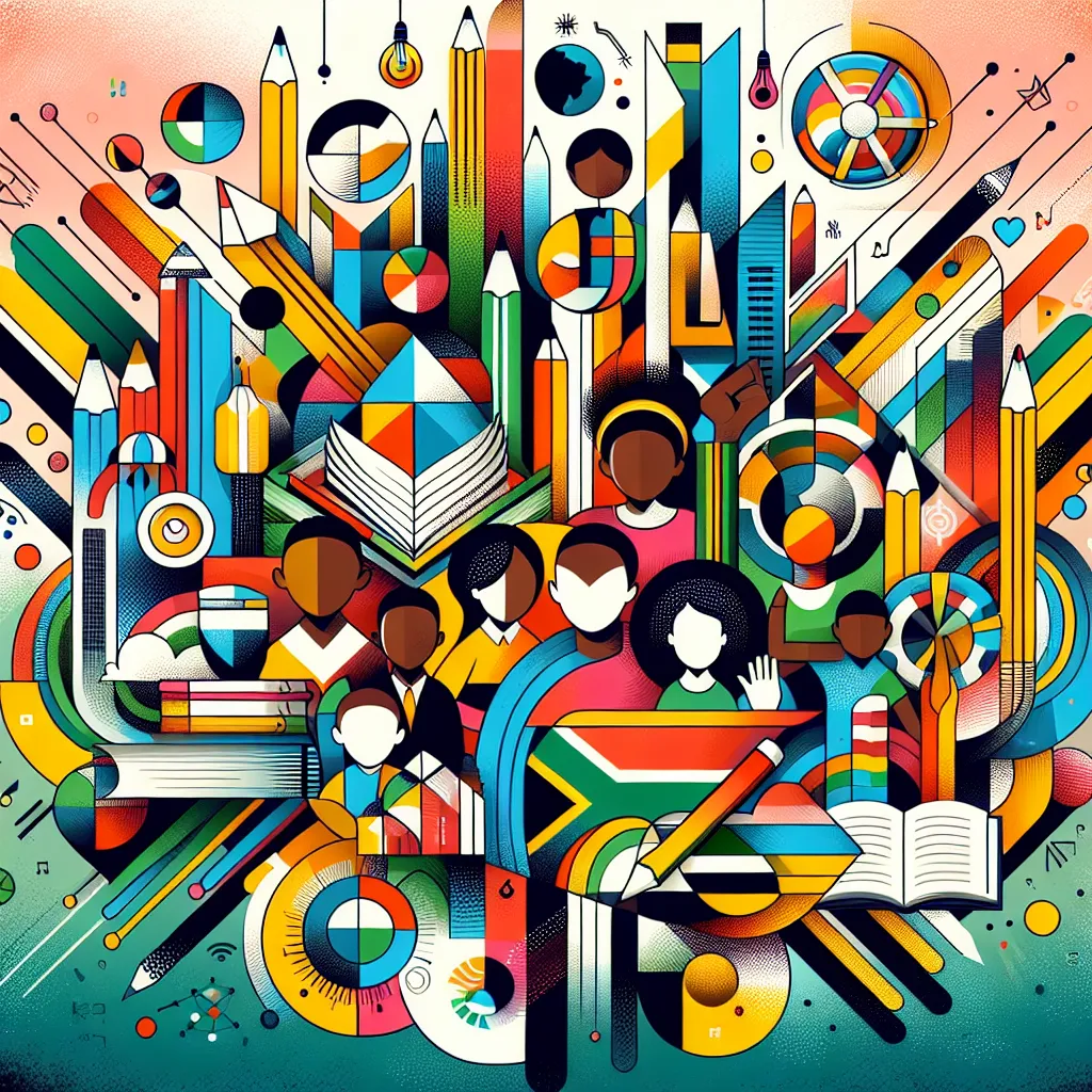 Education, Policy, South Africa, Children, Principles in an abstract style