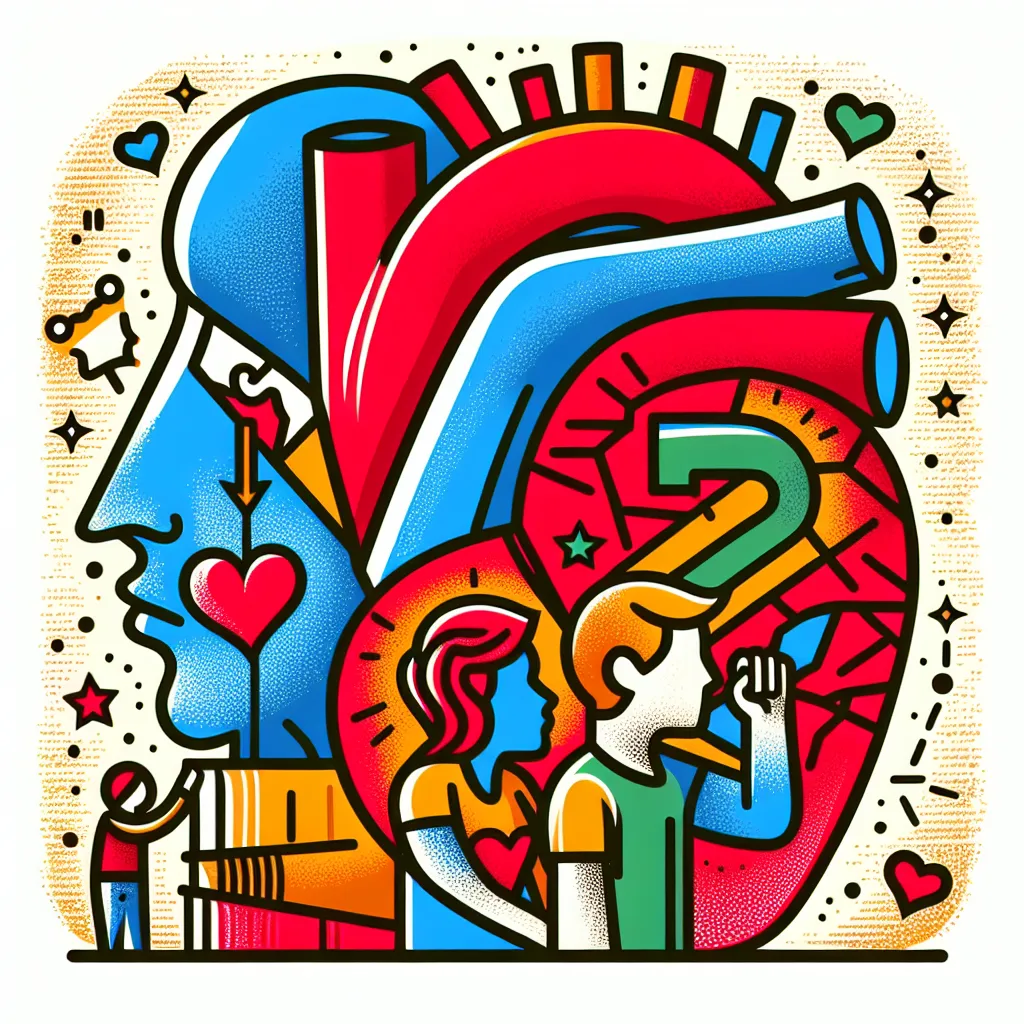 Historia, David, Fama, Bullying, Corazón in an abstract style