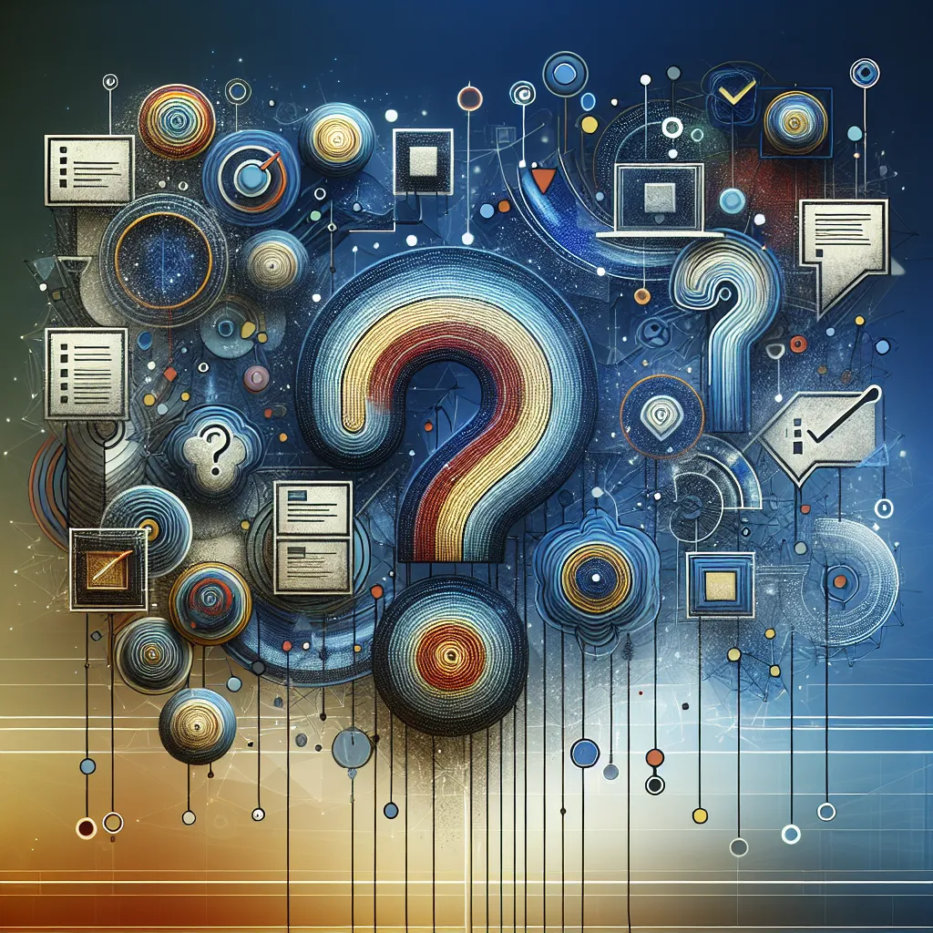 Assignment, Questions, Evaluation, Digital, Learning in an abstract style