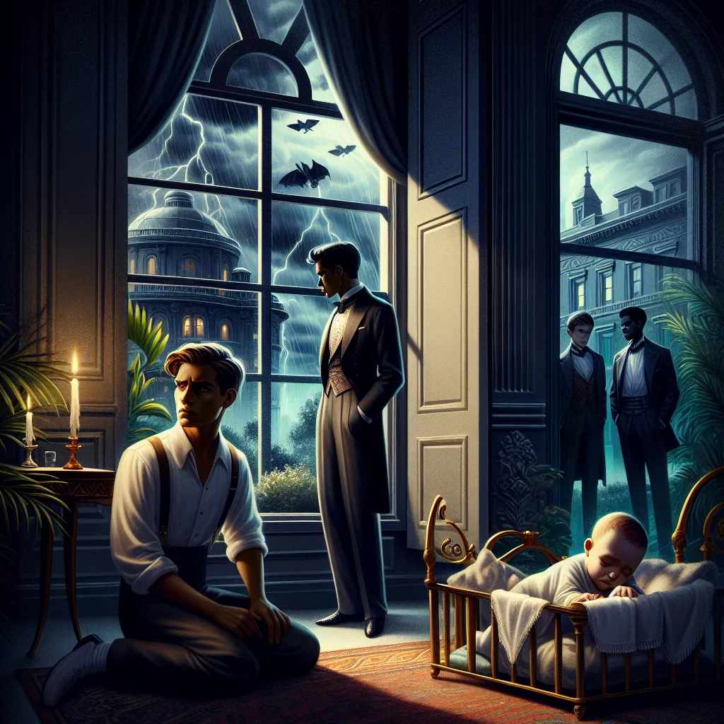 Título: "El Ciclo del Destino"

Era una noche oscura y tormentosa cuando el joven CEO, Alexander,   contempló el trágico desenlace de su esposa tras dar a luz a un bebé que, a primera vista, parecía destinado al fracaso: ciego y débil. Su egoísmo y temor al ridículo lo llevaron a tomar una decisión horrible: cambiar al niño con el hijo del jardinero, un robusto y saludable recién nacido. Así, Alex aseguraba que su imperio no sería heredado por un "inútil".

Los años transcurrieron y Alex crió al