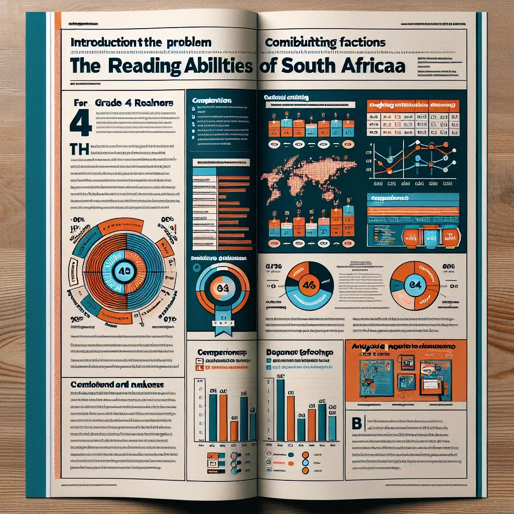 **Analysis of Genre, Context, and Register in "South Africa's Massive Reading Problem"**

**Genre:**  
The text is an informational article or report that discusses the alarming reading abilities of Grade 4 learners in South Africa. It is characterized by its factual tone, critical analysis, and use of data from the 2021 Progress in International Reading Literacy Study (PIRLS). The genre is consistent with investigative journalism, aiming to inform the public about educational issues through res