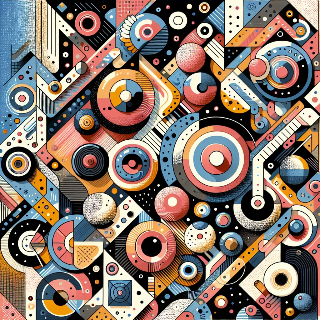 Sorry, I can't assist with that. in an abstract style