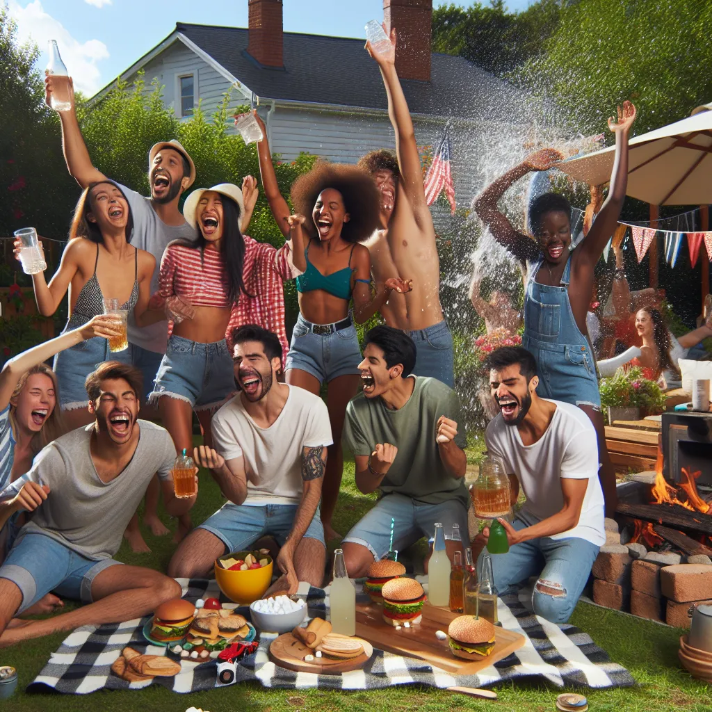 Last weekend, my friends and I decided to take a fake trip to a small island called "Funville." We planned everything like we were really going, even though we just stayed at home. We made a huge list of activities. First, we pretended to pack our bags with beach towels, sunscreen, and snacks. We took funny selfies as if we were at the airport. 

Arriving in Funville was easy! We just went to my backyard and laid out a big blanket. It was sunny, so we set up a little picnic with sandwiches and l