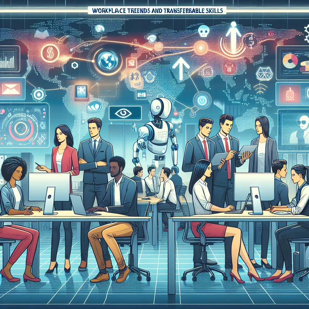 **Workplace Trends**

In today’s job environment, several trends are reshaping workplaces around the world. One key trend is the impact of the global economy. Companies are now operating in an interconnected world, meaning decisions made in one country can affect job markets in others. For example, a factory in the U.S. might rely on materials from Asia, affecting employment in both regions. This globalization can create more opportunities, but it may also lead to job insecurity as companies see