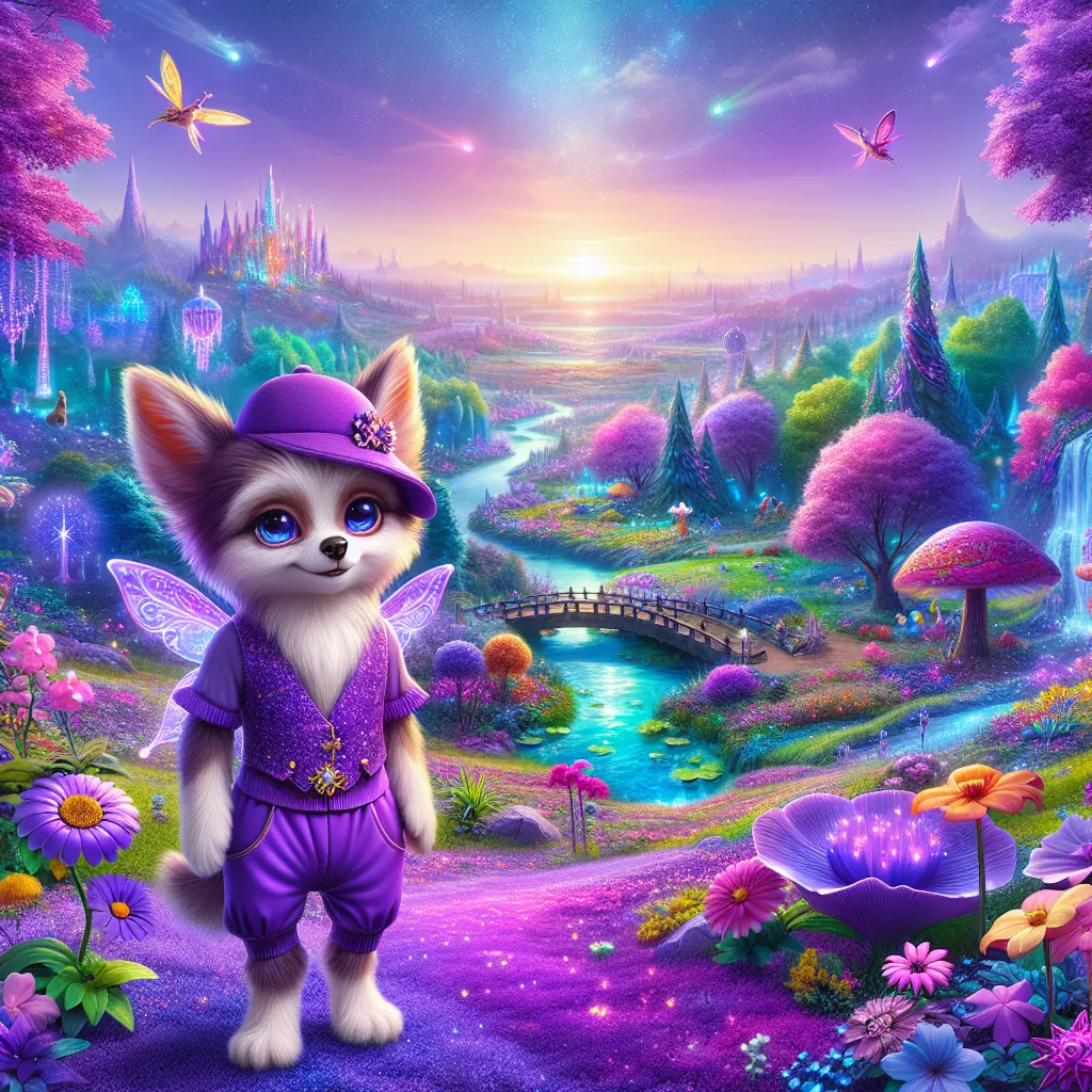 John was a real life dog violet fairy with a purple top and purple trousers he was very clever the story was very long the world was very magical the land was very beautiful