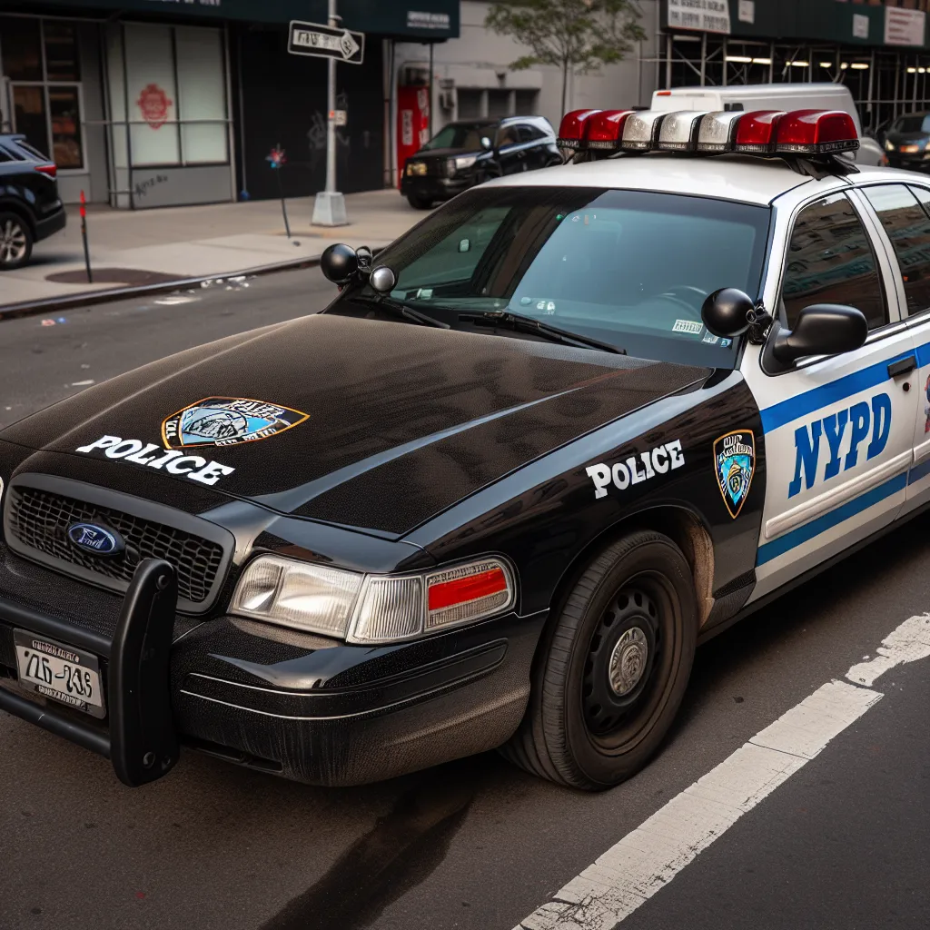 NYPD ford crown Victoria police interceptor 2003