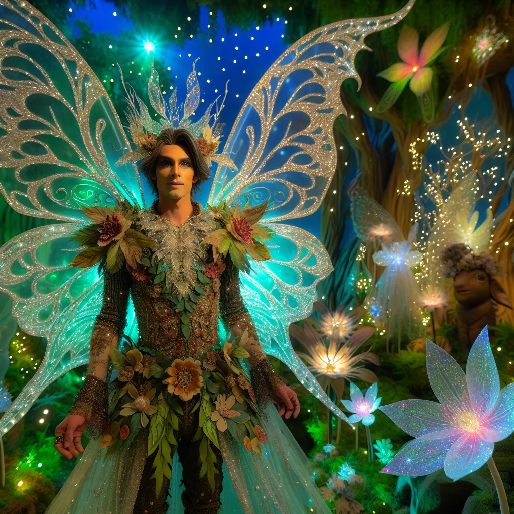 John was turned in to a real life fairy