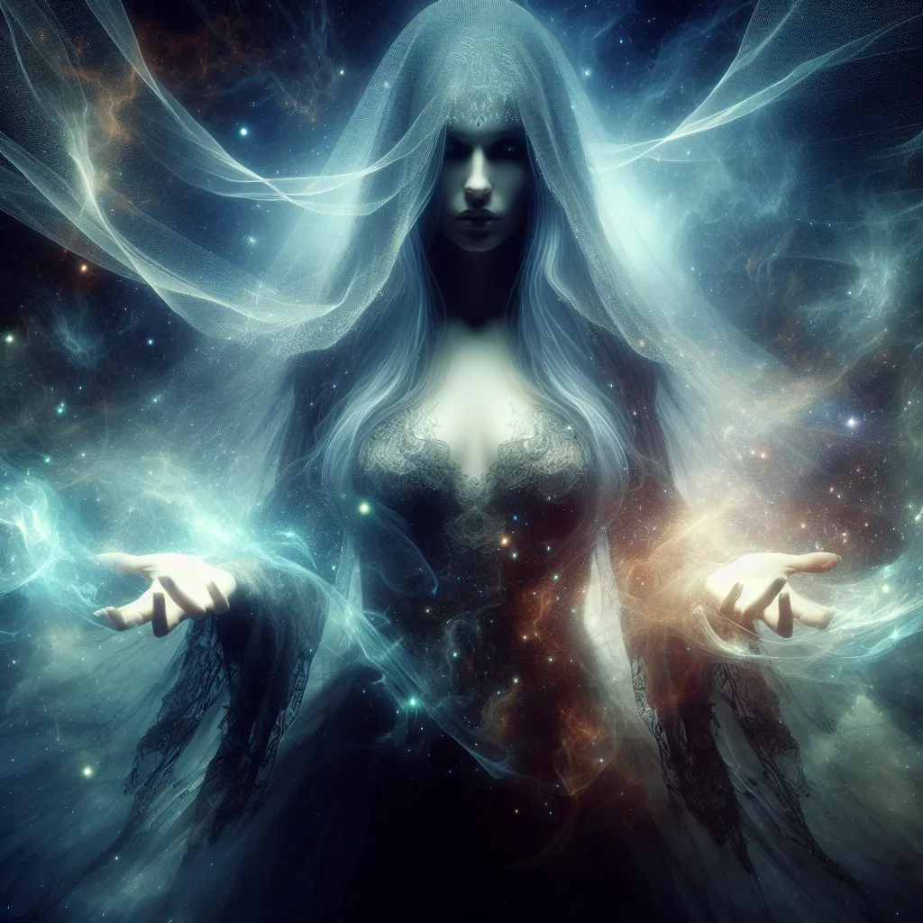 A mysterious young enchantress casts a powerful curse in this captivating young adult fantasy image.