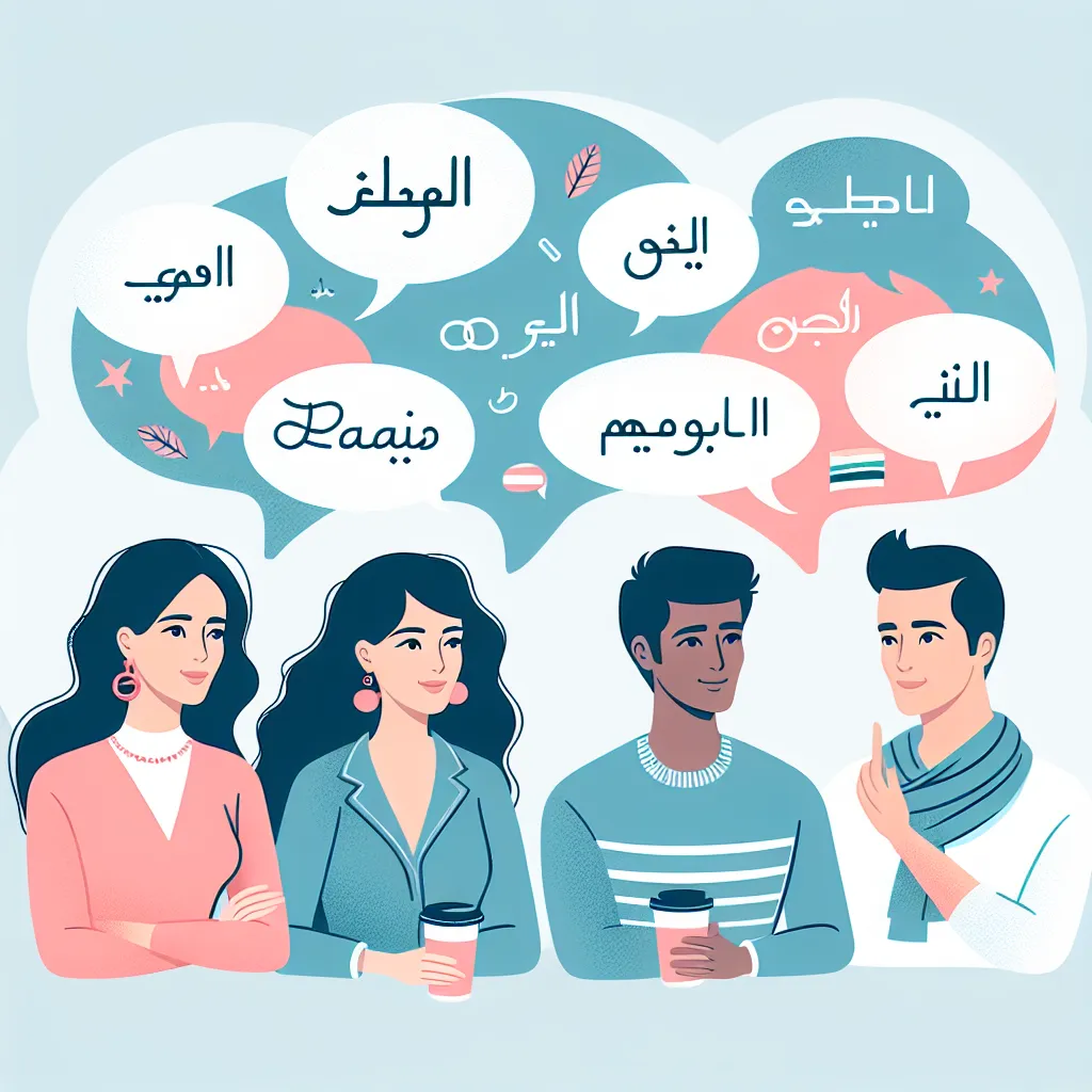 Image Description: A diverse group of people engaged in conversation, representing the challenges of navigating language barriers in real life.