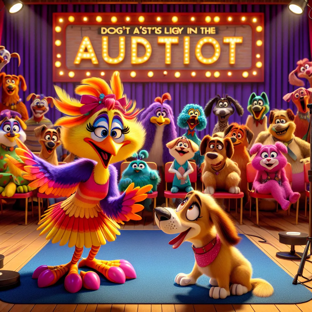 An energetic episode of **Littlest Pet Shop: A World of Our Own** finds Edie Von Keet seeking the lead role in a play, "A Dog’s Day in Paw-Tucket," and enlisting Roxie’s help to become more dog-like. The story unfolds with auditions, body-swapping, and dramatic discoveries in a vibrant and comedic style.