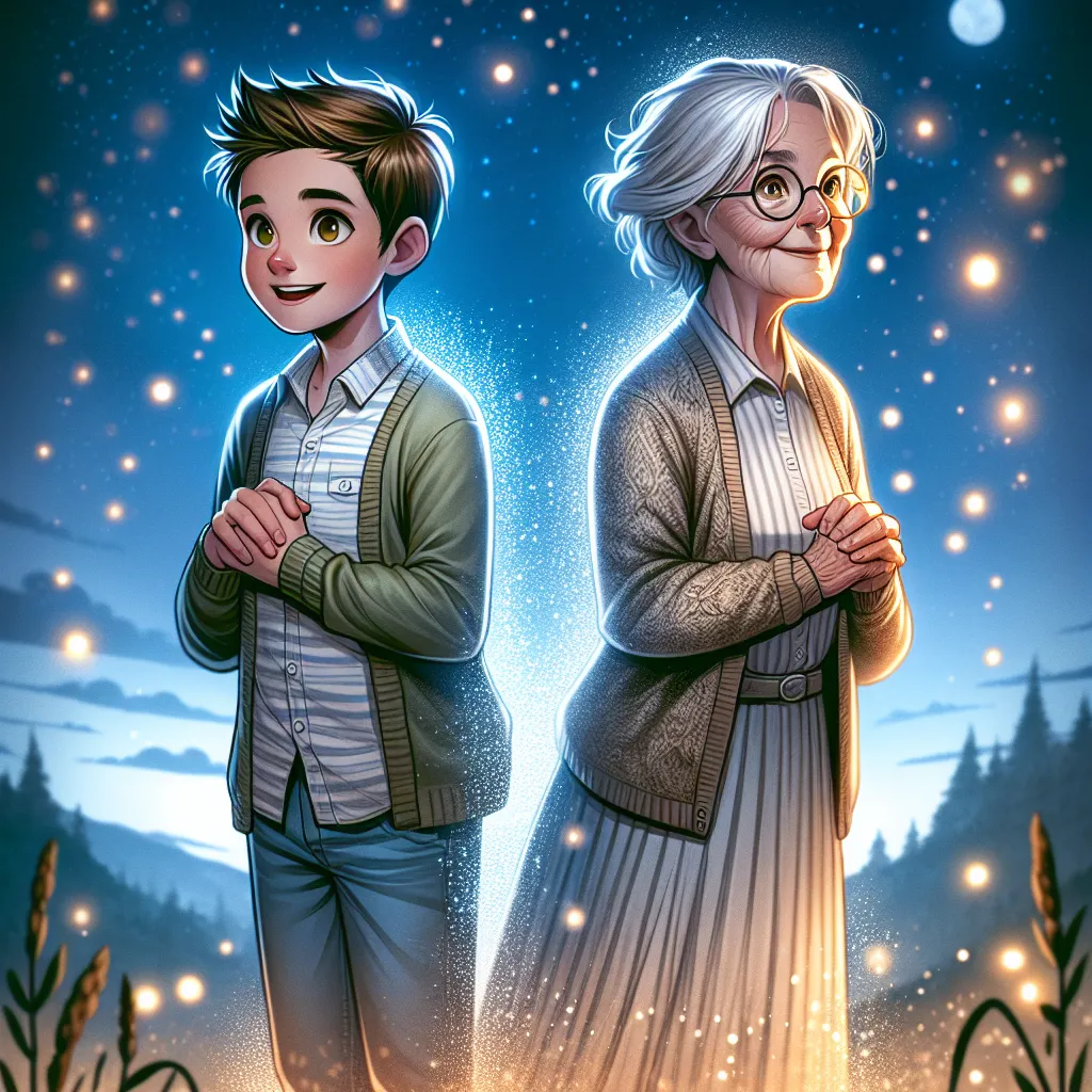 A heartwarming story of a young boy, Oliver, who switches bodies with his grandma, Mildred, one magical night. Through a whimsical and poignant journey, they rediscover the value of family and the bonds of love.