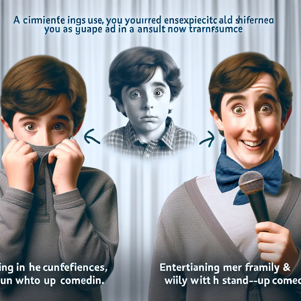 A comedic transformation: A young boy, Timmy Johnson, undergoes a miraculous change turning him into an adult woman resembling the comedian Nikki Glaser. With a bewildered expression, Nikki explores her new reality, entertaining her family with stand-up comedy while navigating her new appearance and world. Embracing her resilience and humor, she sets out to adapt and thrive in this unexpected transformation.