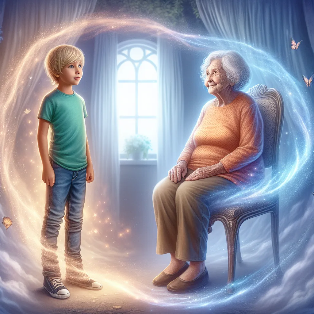 A little boy named Alexander James Parker transforms into Grandma Margaret Parker in a mystical tale of aging, memory, and acceptance.