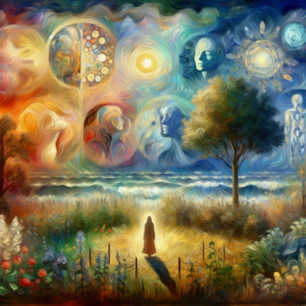 1. Reality
2. Memory
3. Trauma
4. Madness
5. Protection in the style of Monet