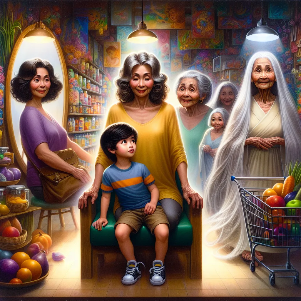 A multi-generational story unfolds as a 4-year-old boy named Owen visits a busy salon with his mother Lily and grandmother Margaret. Unbeknownst to them, a strange occurrence leads to Owen's presence becoming intertwined with that of a Filipino woman in a grocery store. The tale delves into the lives of those left behind, the impact on the community, and the lasting legacy of a lost but not forgotten spirit.