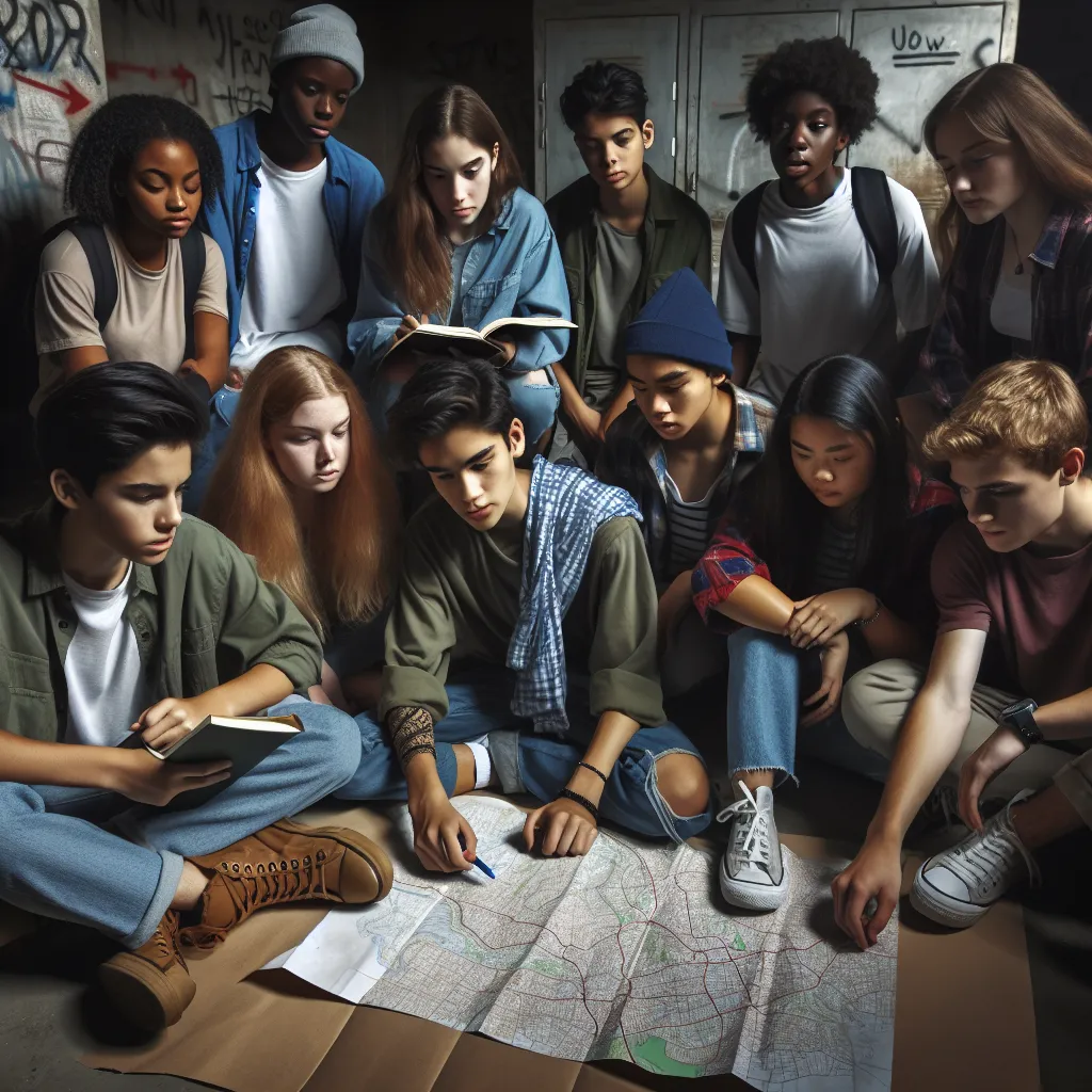 A group of determined teenagers hatches a plan to save their friends from the oppressive rules of the Anderson Center, as they gather in a hidden haven and prepare for their daring mission.