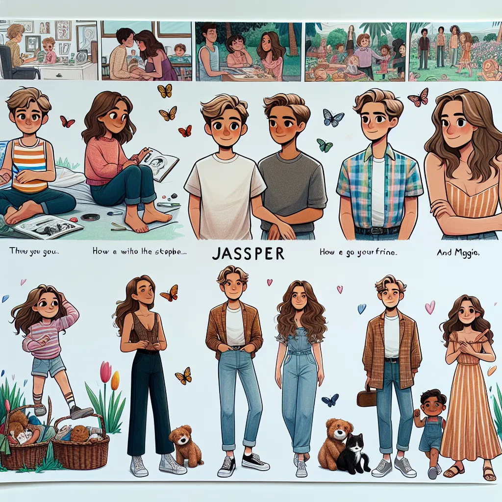 A beautiful and heartwarming story of a transformation from a young boy named Jasper into a confident young woman named Maggie, filled with self-discovery, memories, and a newfound sense of belonging.