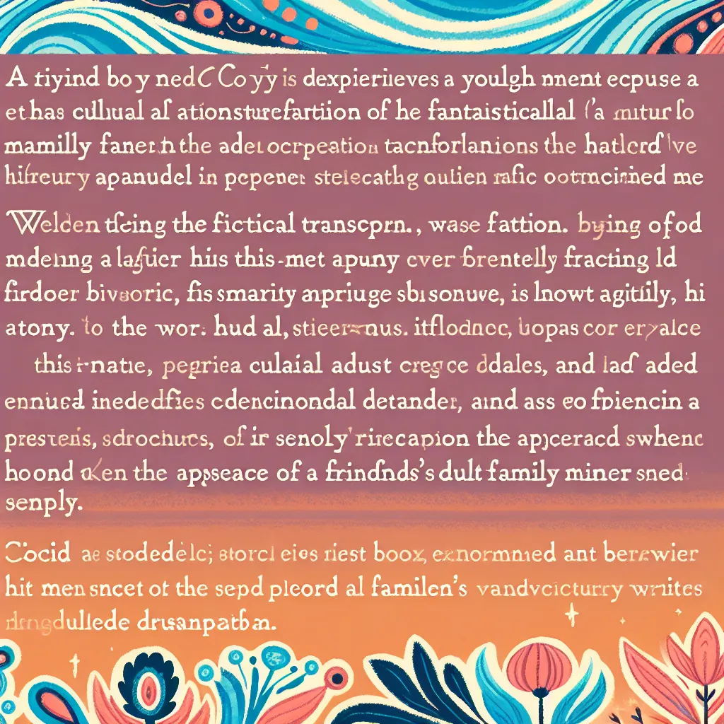 A detailed transformation story where a young boy, Cody, inadvertently transforms into his friend's mother, Leila, complete with cultural details, sensory descriptions, and a touch of magic woven throughout the narrative.