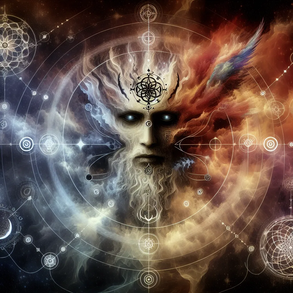 DALLE, please generate an image that captures the essence of a reborn soul navigating the complexities of the Arrowverse, as the son of Lucifer Morningstar, with a blend of dark and light elements, celestial symbolism, and a sense of inner struggle and potential for redemption.