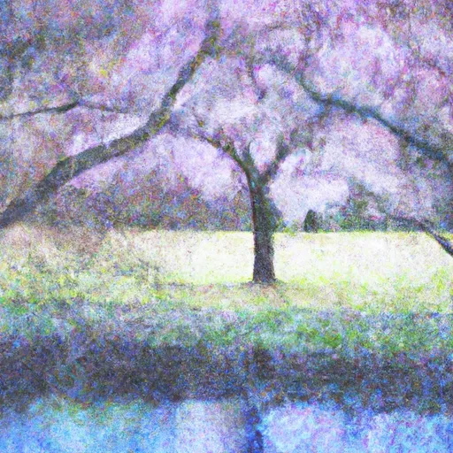 Sakura, Transformation, Identity, Horror, Jutsu in the style of Monet