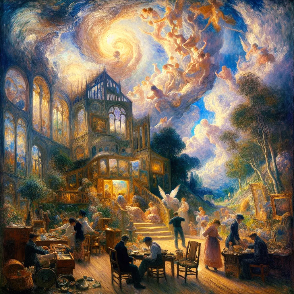 List of 5 words related to the provided story:
1. Transformation
2. Identity
3. Reality
4. Memories
5. Family in the style of Monet
