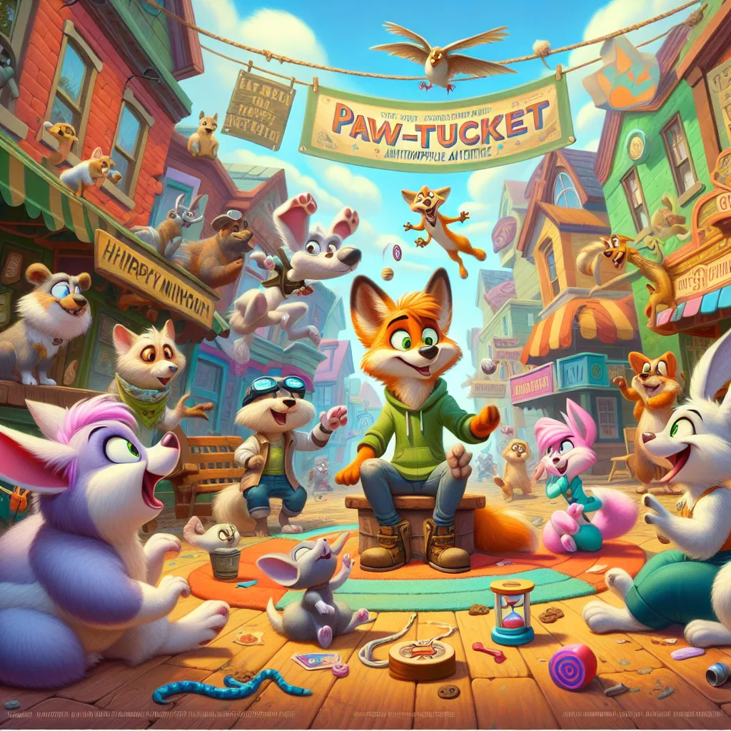 A playful and chaotic day unfolds in Paw-Tucket as Trip Hamston uses a hypnotist watch to prank his friends in "Hamston’s Hypno-Hullabaloo." Jade becomes a dog, Roxie freezes at "fetch," Bev and Edie swap minds, and Quincy becomes a daring adventurer. The pets team up for revenge, hypnotizing Trip into embarrassing antics before restoring everyone to normal. Laughter and friendship reign once more as they enjoy snacks and plan future pranks.