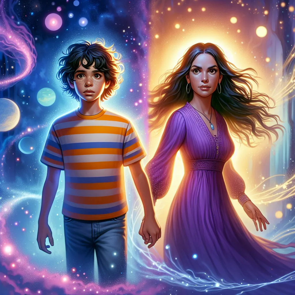 An imaginative tale of a child mysteriously switching bodies with a woman named Mia unfolds as they navigate shared experiences and memories, ultimately finding peace and resilience in their merged existence.