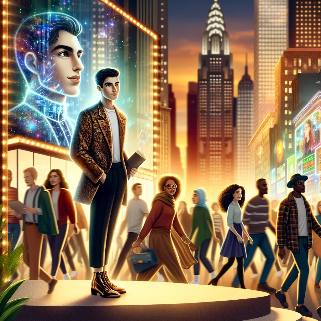 A boy named Oliver accidentally transforms into a confident young woman named Lila as he tries on a stranger's high heels, navigating newfound femininity in a vibrant city setting.