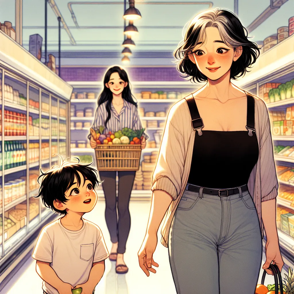 A family's routine day at the grocery store takes a magical turn when 4-year-old Ethan switches bodies with Sun-hee, an older Korean woman. As Ethan navigates Sun-hee's life, filled with challenges and cultural nuances, their bond with Ji-won, Sun-hee's daughter, strengthens. The story follows Sun-hee's acceptance and growth, marking a peaceful and transformative end to an extraordinary experience.