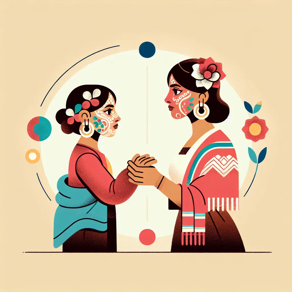 A generated image to accompany this story could be an illustration of Lucas (now Maria) and Sofia together, capturing their bond and the transformation that has taken place. They could be portrayed holding hands or engaged in an activity, with Maria appearing confident and nurturing, and Sofia looking up to her with admiration and trust. The image could also include elements that represent their Mexican heritage, such as traditional clothing or cultural symbols, creating a sense of connection to