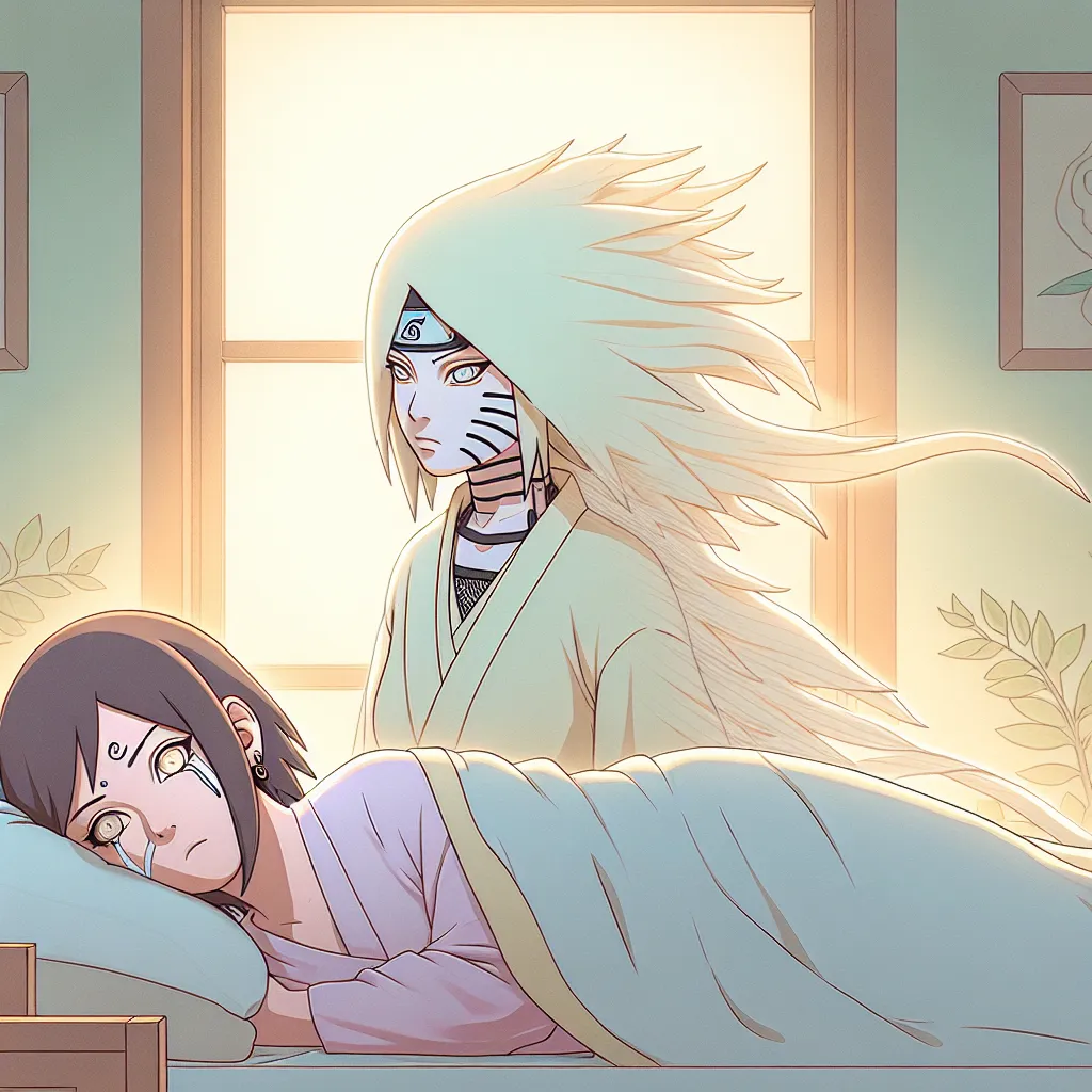 As Naruto lay on his bed, a chilling transformation began, reshaping his body into that of a woman. Panicked, Naruto tried to cling to his old self, but his features, voice, and even memories shifted, resembling his mother's. Eventually accepting her new identity as Naruko Uzumaki, she discovered her tomboyish resilience and inherent Uzumaki strength, emerging as a Kunoichi with the ability to summon chakra chains. A tear brushed away, Naruko embraced her duality and the power of her new form.