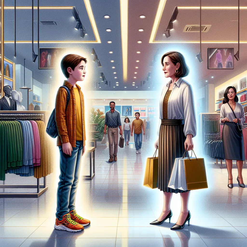 A young boy named Ethan experiences a mysterious swap of identity with a woman named Rachel in a department store, leading to a life-altering transformation and a new beginning as Rachel navigates her new existence as a mother to three daughters.