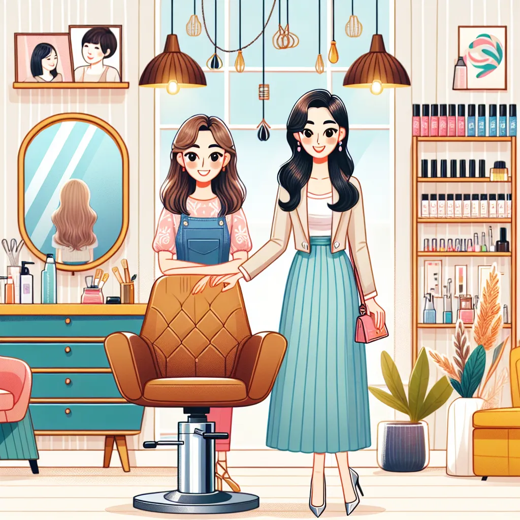 A heartwarming transformation tale of Oliver becoming Minji, a successful Korean salon owner following a playful quiz, as she blossoms into her true identity with style and grace.