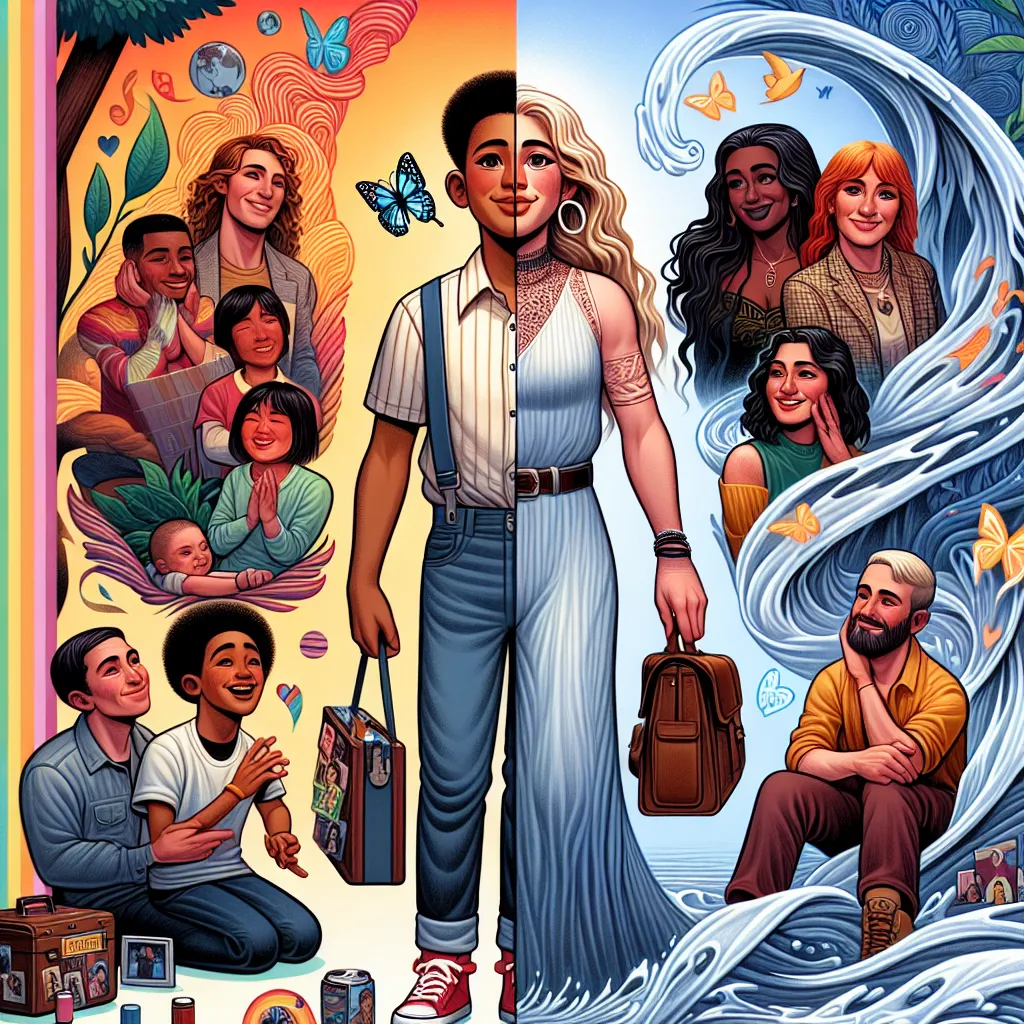 This story follows a little boy named Samuel who mysteriously transforms into a woman named Olivia, living a new life with the joy and sorrows of adulthood alongside newfound friends. Samuel, now Olivia, navigates the challenges and gifts of womanhood, finding solace in memories of the past and the loving companionship of those around her. Through courage, resilience, and enduring love, Samuel/Olivia embarks on a journey of self-discovery and acceptance, honoring the past while embracing the pos