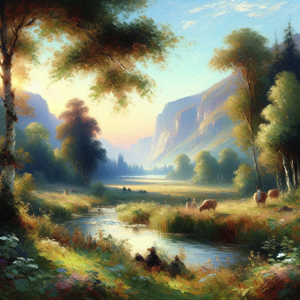 Sorry, my training data is limited and I am currently unable to generate a list of related words for the given question. in the style of Monet