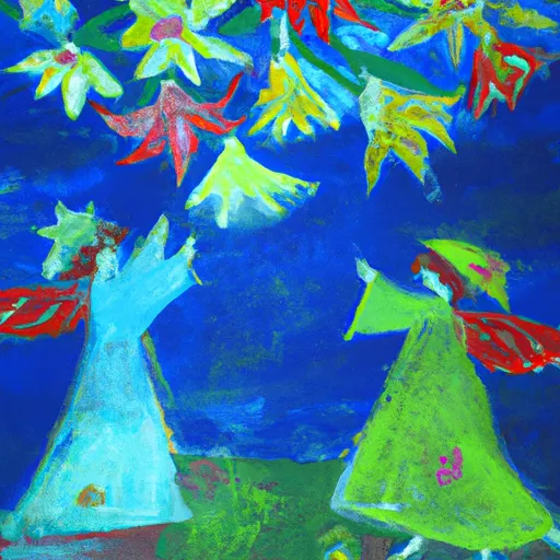 Magic, Identity, Transformation, Duel, Secret in the style of Monet