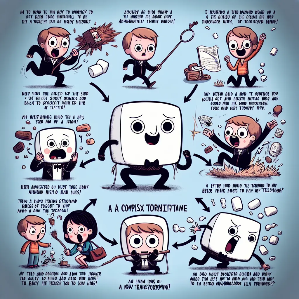 A detailed story depicts the transformation of baby Henry into his animated persona, Courtney from Total Drama Island, after a strange incident involving a TV. Henry's family is left bewildered, but Courtney, animated and courageous, embarks on a challenge to find a marshmallow and return home, guided by the TV host, Chris McLean. Ultimately, Courtney succeeds, giving Henry back to his overwhelmed and tearful mother.