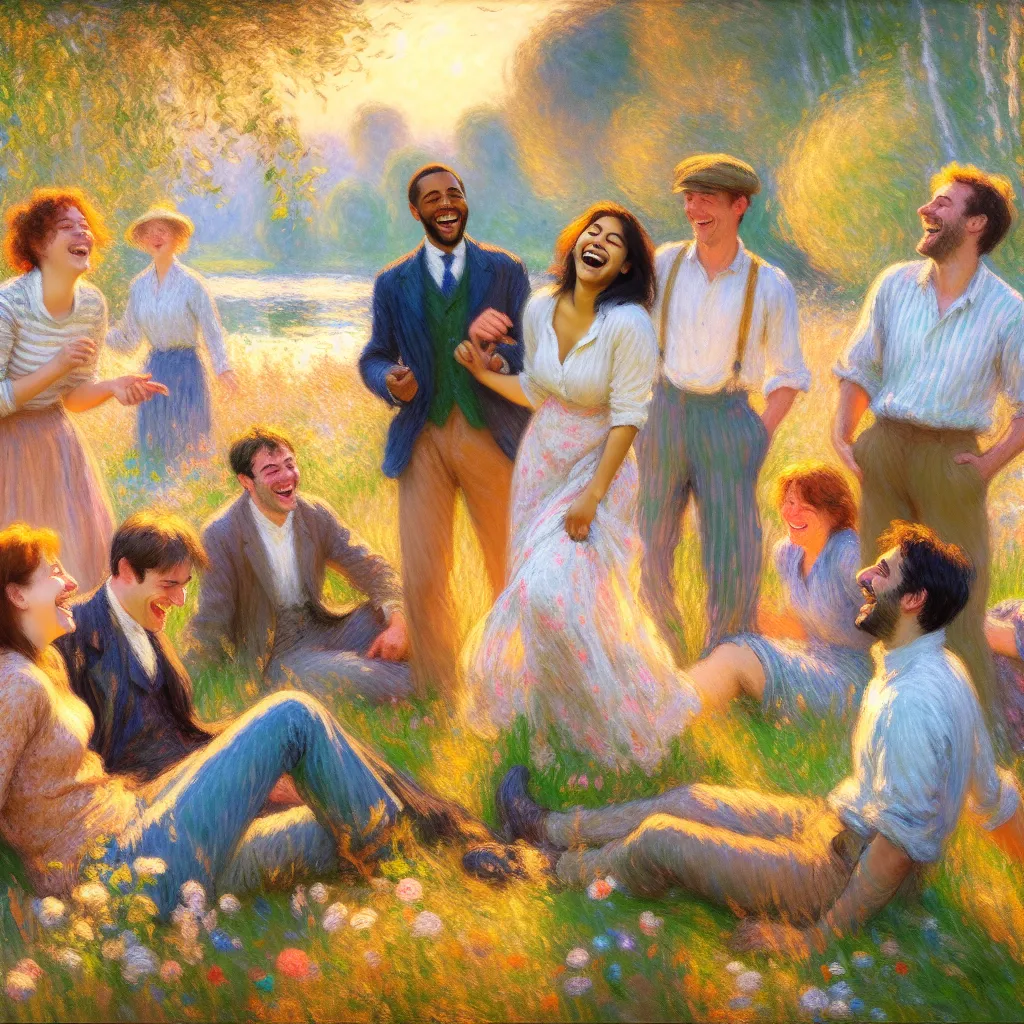 1. Prank
2. Hypnosis
3. Pet
4. Comedy
5. Friendship in the style of Monet