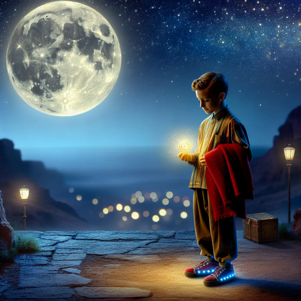 A tale of a ten-year-old boy named Oliver who mysteriously swaps bodies with a 22-year-old woman named Chloe. As Oliver navigates Chloe's life, he grapples with the loss of his own identity and yearns for his real family. The story follows Oliver's struggles and adaptations as he tries to find meaning and joy in his new reality, all while clinging to memories of his past. Accompanied by elements like light-up shoes, a red blanket, and a moon pendant, Oliver's journey is one of resilience, hope, 