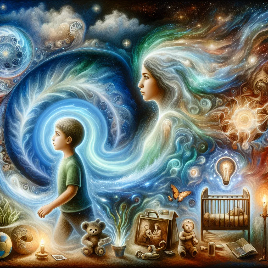 A young boy named Oliver finds himself mysteriously swapped into the body of a mother named Amina while shopping, eventually embracing his new life and family over the years. Oliver's journey, encompassing love, loss, and healing, weaves a tale of interconnected lives and enduring kindness that spans generations.