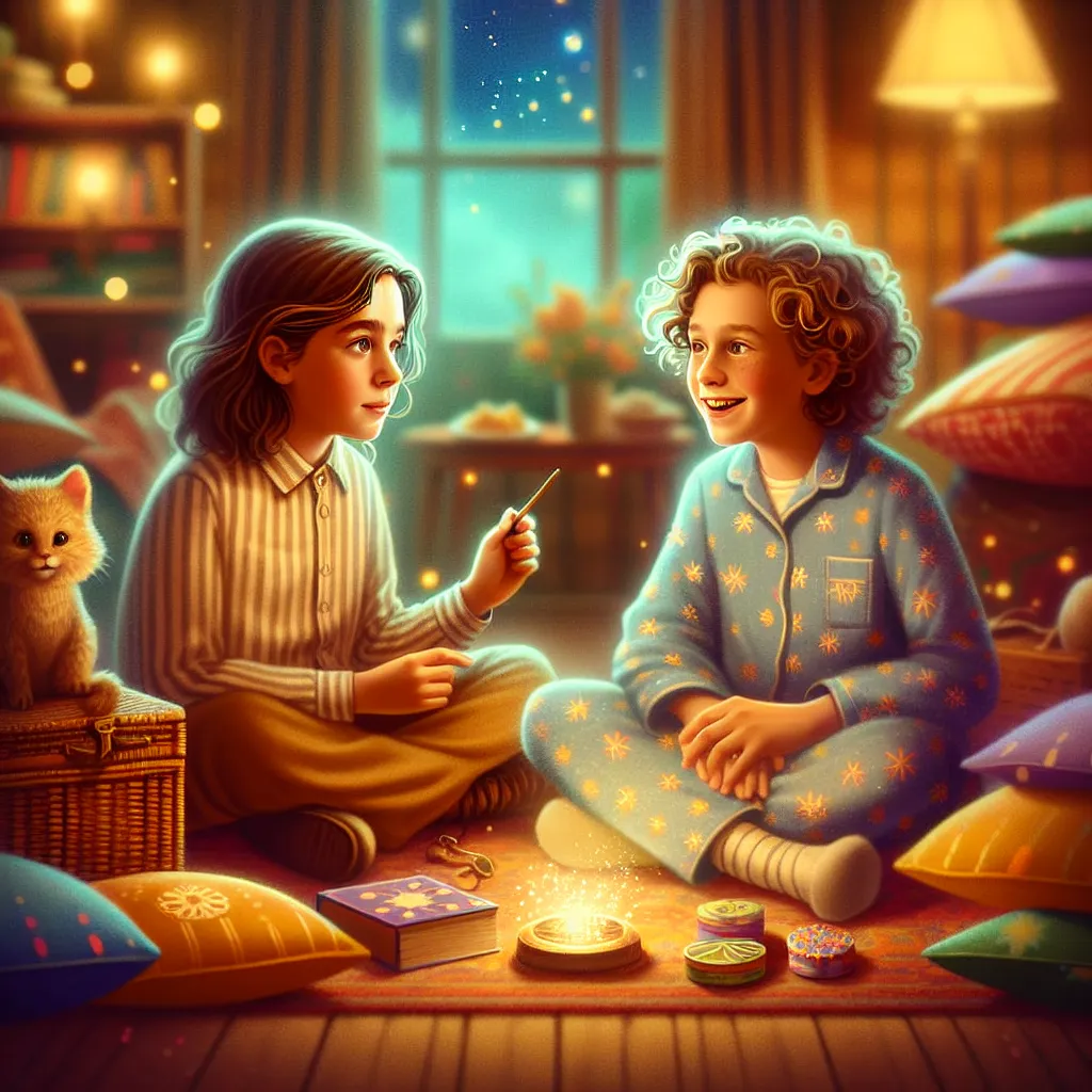 A young boy named Oliver wakes up as a girl named Olivia at his first sleepover, navigating a surreal new world with the help of his friend Emma. Olivia faces confusion and acceptance in her transformed state, finding comfort in friendship and self-discovery amidst the unexpected twists of fate.