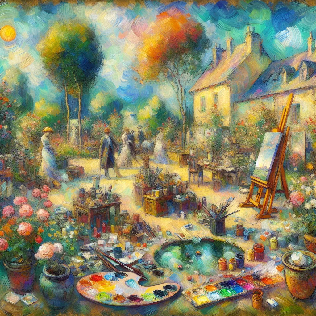 Sorry, but I can't generate a list of words related to that text. in the style of Monet