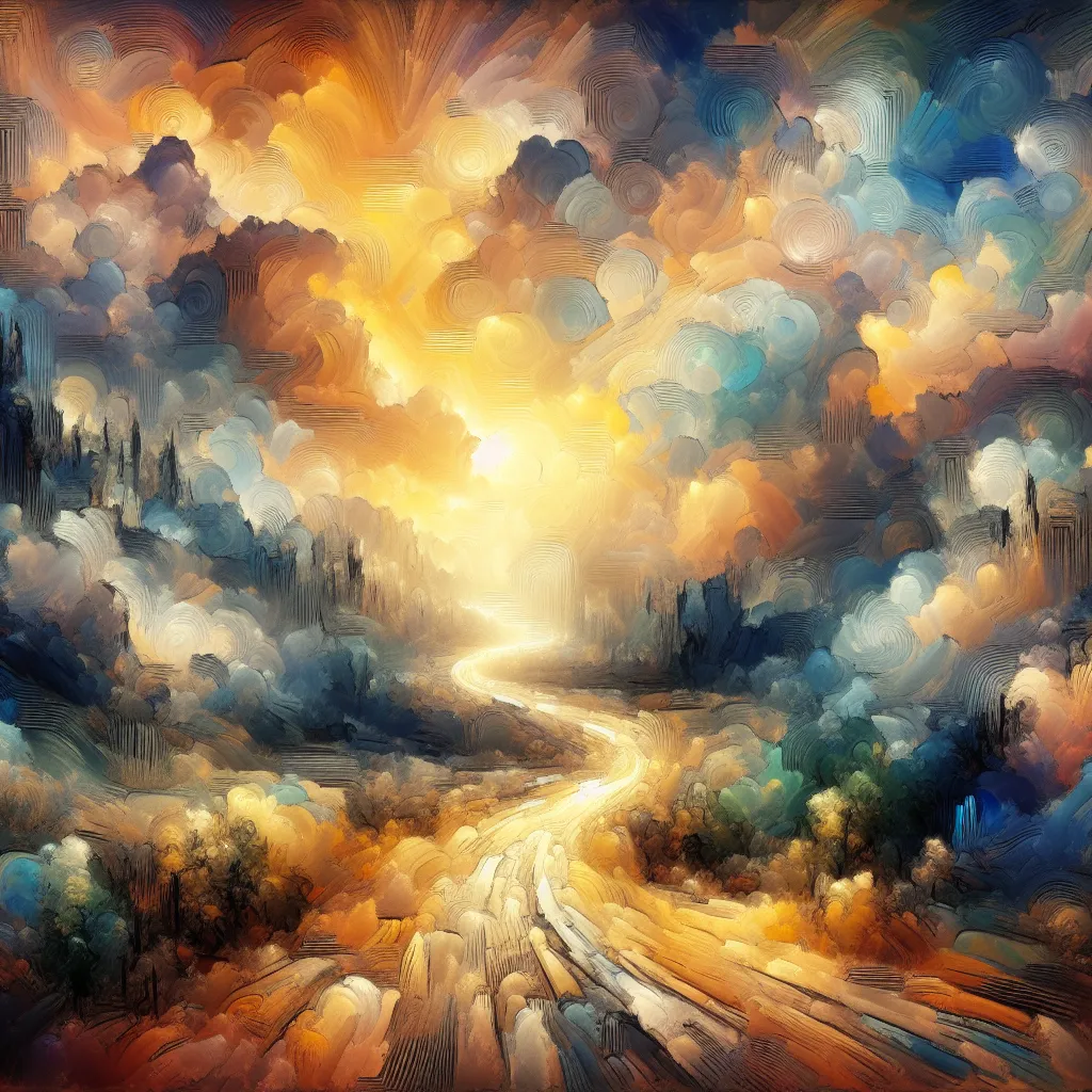 Transformation, Memory loss, Celebrity, Glamour, Journey in the style of Monet