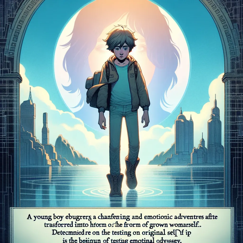 A young boy named Tyler finds himself trapped in the body of a woman named Olivia after she intentionally swapped their bodies. Determined to regain his own body, Tyler embarks on a journey to find a solution and restore his life. This is only the beginning of his challenging and emotional adventure.