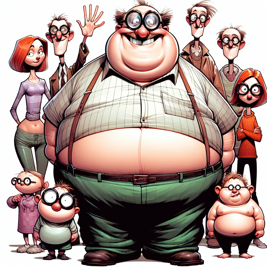 An image of Peter Griffin, the main character of the TV show "Family Guy," is depicted, showing him in his signature pose with a wide grin and his hand raised to the sky. He is surrounded by his quirky family, including his wife Lois, daughter Meg, son Chris, and baby Stewie. The image captures the essence of Peter's comedic adventures in Quahog, Rhode Island, and his unique outlook on life.