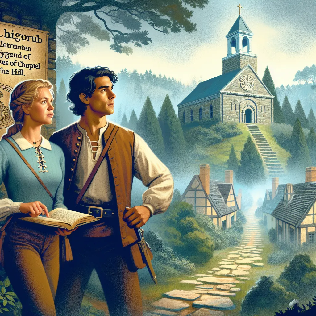 A determined club owner navigates the mysteries of Chapel Hill after her sister's disappearance, seeking answers in historical legends with a local historian, culminating in a poignant pilgrimage to the ancient chapel on the hill.
