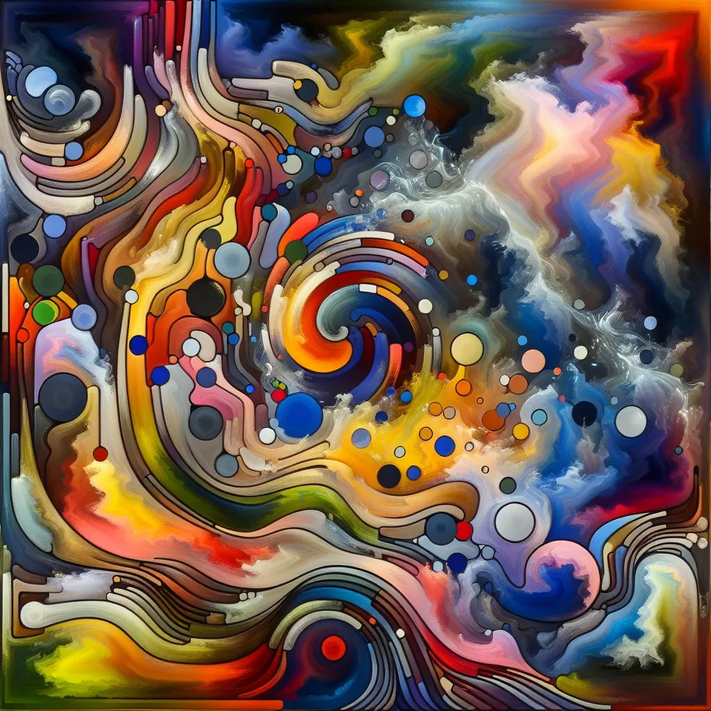 "DALLE-generated abstract image capturing the essence of creativity and possibility."
