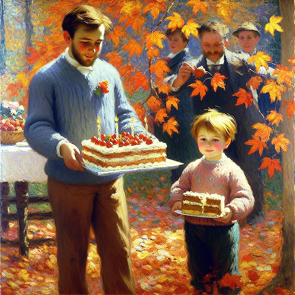 1. Timmy
2. Birthday
3. October
4. Height
5. Weight in the style of Monet
