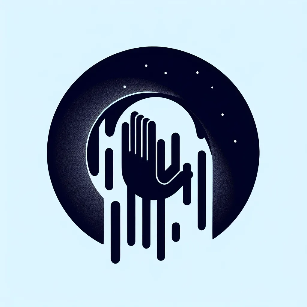 A simple, elegant image of a dark void representing a refusal or inability to fulfill a request.