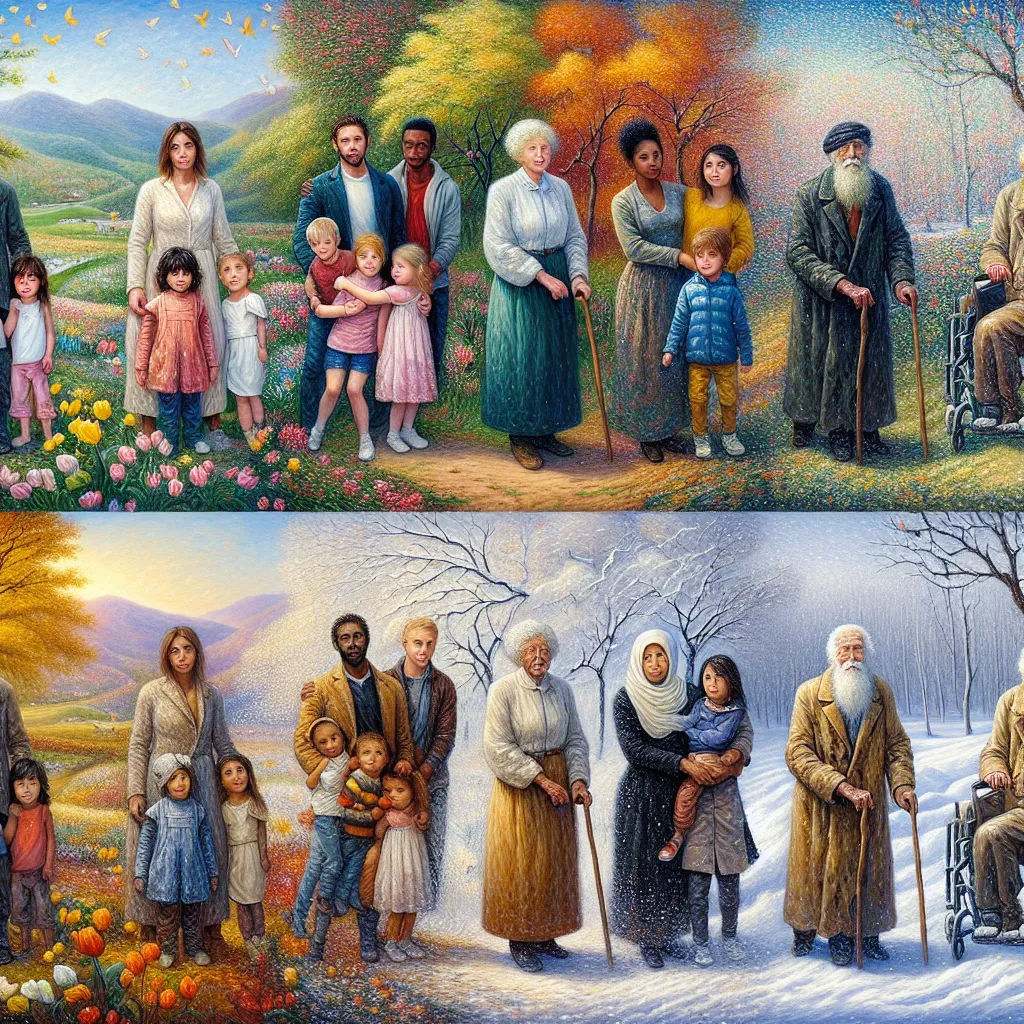 1. Transformation  
2. Family  
3. Character  
4. Aging  
5. Detail in the style of Monet